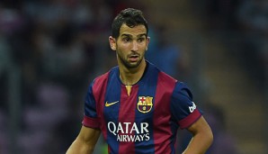 Martin Montoya könnte die Zeit beim FC Barcelona schon bald vorbei sein