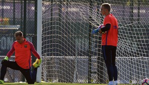 Marc Andre ter Stegen (l.) hat momentan die besseren Karten