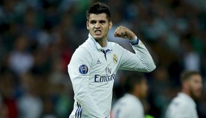 Alvaro Morata feierte mit Real am Mittwoch einen Last-Minute-Erfolg