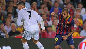 Dani Alves und Cristiano Ronaldo hatten in diversen Spielen verbale Auseinandersetzungen