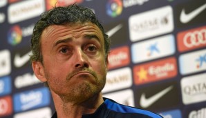 Luis Enrique hat keinen Ärger mit den Spielern