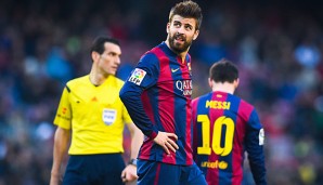 Gerard Pique bleibt nach den Beleidigungen locker