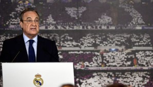 Florentino Perez ist mit dem aktuellen Kader zufrieden