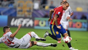 Mit der spanischen Auswahl steht Sandro Ramirez im Halbfinale der U21-EM