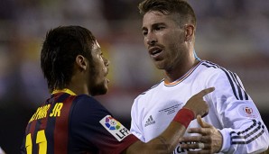 Neymar und Sergio Ramos spielen seit Jahren gegeneinander in der Primera Division