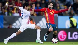 Isco beim Testspiel der spanischen Nationalmannschaft gegen Costa Rica