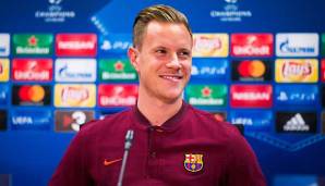 Marc-Andre ter Stegen bei der Pressekonferenz