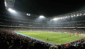 Das Estadio Santiago Bernabeu.