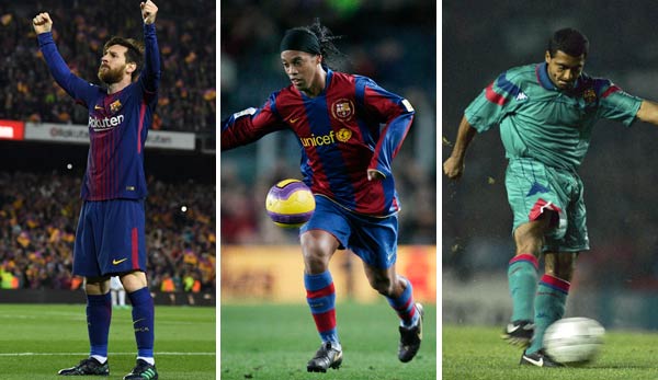 Lionel Messi, Ronaldinho und Romario haben bei Barca alle die Nummer 10 getragen.