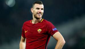 Edin Dzeko hat bis 2020 einen Vertrag bei der AS Rom.