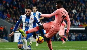 Ousmane Dembele erzielte ein Tor für den FC Barcelona.