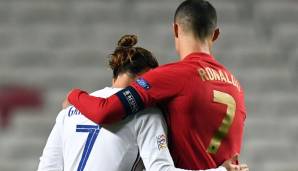 Angeblich müsste Antoine Griezmann Atletico Madrid verlassen, um einen Ronaldo-Transfer zu ermöglichen.