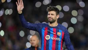 Gerard Piqué bestritt am Samstag sein letztes Heimspiel für den FC Barcelona-