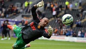 Victor Valdes könnte demnächst für Besiktas zwischen den Pfosten stehen