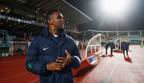 Samuel Eto´o wettete mit einem Fan gegen den Abstieg seines Vereins Antalyaspor