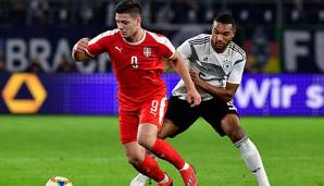 Luka Jovic und Jonathan Tah stehen sich heute auch in der U21 gegenüber.