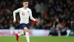 Phil Foden zählt mit seinem U21-Team zu den Favoriten auf den EM-Titel.