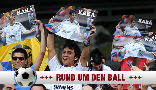 40.000 Real-Fans bereiteten Kaka einen großen Empfang bei seiner offiziellen Vorstellung