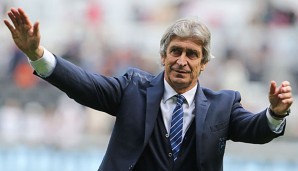 Manuel Pellegrini war Trainer bei City - nun kommt Pep