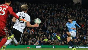 Brahim Diaz erzielte im Ligapokal gegen Fulham beide Treffer für Manchester City.