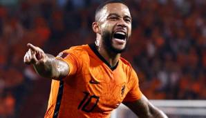 Memphis Depay will mit der Niederlande einen Sieg einfahren.