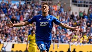 Andre Kramaric könnte die TSG wohl ab 60 Millionen Euro Ablöse verlassen.