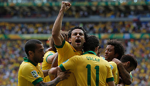 Der 29-jährige Fred ist mit drei Treffern Brasiliens Toptorschütze beim Confed Cup