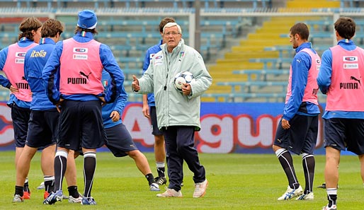 Marcello Lippi ist seit 2008 wieder Italiens Nationaltrainer. Zuvor war es zwischen 2004 und 2006