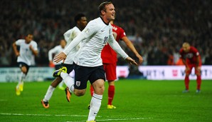 Wayne Rooney war wieder einmal treffsicher für die Three Lions