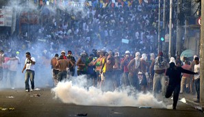 Schon während des Confederatios Cup 2013 kam es in Salvador zu Ausschreitungen