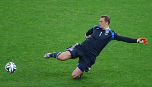 Manuel Neuer war ein ums andere Mal gefordert - auch außerhalb des Strafraums