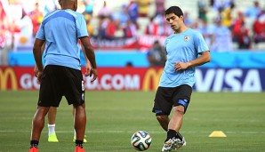 Bisher nur Trainingsgast: Luis Suarez