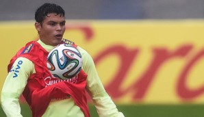 Thiago Silva kann im Testspiel gegen Serbien auflaufen