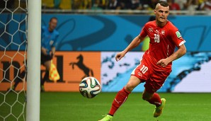 Granit Xhaka erzielte das 2:5 für die Schweiz gegen Frankreich