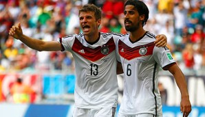 Bislang war Thomas Müller (l.) der Erfolgsgarant des DFB-Teams