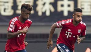 Kingsley Coman und Corentin Tolisso sind seit Sommer Teamkollegen beim FC Bayern