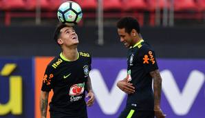 Philippe Coutinho soll im Falle des Falles Neymar ersetzen