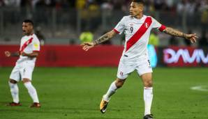 Perus Paolo Guerrero war zunächst nicht spielberechtigt für die WM. Seine Sperre wurde jedoch aufgeschoben.