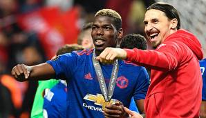 Gewannen gemeinsam mit Manchester United die Europa League: Paul Pogba und Zlatan Ibrahimovic.