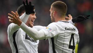 PLATZ 4: Eintracht Frankfurt - 1,14 Millionen Euro für Ante Rebic (Kroatien), Carlos Salcedo (Mexiko), Gelson Fernandes (Schweiz), Guillermo Varela (Uruguay), Haris Seferovic (Schweiz), Luka Jovic (Serbien), Makoto Hasebe (Japan) und Marco Fabian (Mexiko)