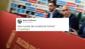 Und noch ein Witz auf Kosten des kroatischen Fahrers von Uli Hoeneß. Ein Traum.