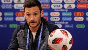 Hugo Lloris stellte sich am Donnerstag den Fragen der Journalisten.