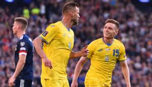 Yarmolenko brachte die Ukraine gegen Schottland in Führung.