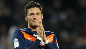 Im Trikot von Montpellier HSC startete Olivier Giroud durch und spielte sich in die französische Nationalmannschaft.