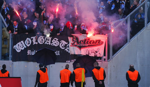 Beim letzten Spiel zwischen Hansa Rostock und Dynamo Dresden geriet die Lage außer Kontrolle