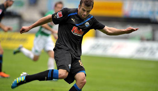 Paderborns Matthew Taylor kam vor der Saison von Rot Weiss Ahlen nach Ostwestfalen