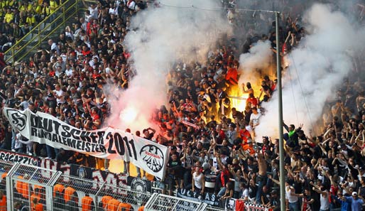 "Deutscher Krawallmeister": Die Fans von Eintracht Frankfurt zündeln gerne