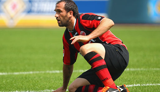 Theofanis Gekas fehlt Eintracht Frankfurt auch im Spiel gegen den MSV Duisburg