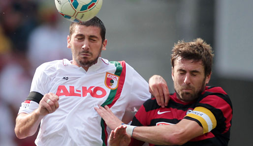 Spielt seit 2007 beim SC Freiburg: Heiko Butscher (r.)