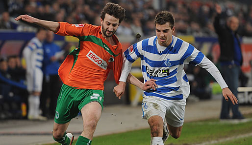 Robert Zillner (l.) hat seinen Vertrag bei Greuther Fürth vorzeitig bis Sommer 2014 verlängert